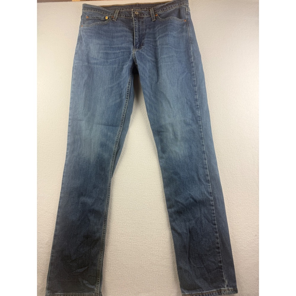 Levis 511 Slim Fit Mens Jeans W36 L34 Blue Medium Wash Denim Pants 04511-2306